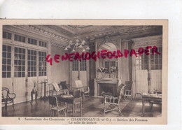 78- CHAMPROSAY - SANATORIUM DES CHEMINOTS -SNCF- SECTION DES FEMMES- LA SALLE DE LECTURE- CHEMINS DE FER - Andere & Zonder Classificatie