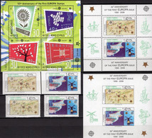 CEPT-Blöcke 2006 TK/Zypern 630/1,Block 24A/B+Bl.25 ** 34€ Stamps On Stamp Ms Hoja Bloc Ss Sheets Bf 50 Years EUROPA - Otros & Sin Clasificación