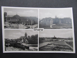 AK RHEINE Bahnhof  Ca.1940  //   D*47377 - Rheine