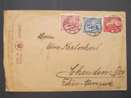 BRIEF Saarbrücken - Chrudim 1924  //   D*47423 - Otros & Sin Clasificación