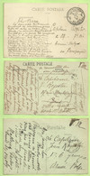 8Kaart Stempel PARIS + ST-JEAN-de-LUZ Naar Capitaine/Leutenant J. ROGISTER (Corps Des Autos-Canons Mitrailleures) (3056) - Belgische Armee