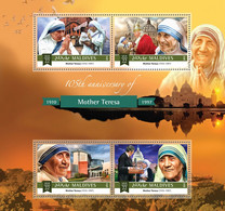 Maldives  2015  Mother Teresa, Pope John Paul II - Maldives (1965-...)