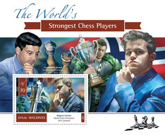 Maldives  2015 World’s Strongest Chess Players (Magnus Carlsen, Vladimir Kramnik) - Maldives (1965-...)