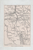 Carte Du District De Lenzbourg Holderbank Moriken Niederlenz Egliswil Seengen Birrwil Seon Rupperswil   Circa 1910 - Zonder Classificatie