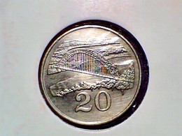 Zimbabwe 20 Cents 1989 KM 4 - Simbabwe
