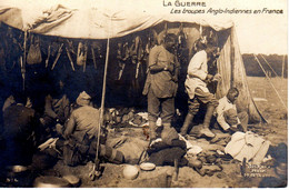 Guerre 14-18 : Armée Indiennes : Les Troupes Anglo-Indiennes En France ( Carte-photo ) - Guerre 1914-18