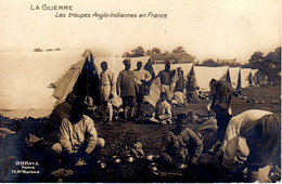 Guerre 14-18 : Armée Indiennes : Les Troupes Anglo-Indiennes En France ( Carte-photo ) - War 1914-18