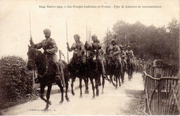 Guerre 14-18 : Armée Indiennes : Type De Lanciers - War 1914-18