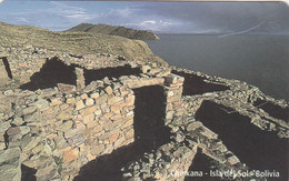 Bolivia, BO-ENTEL-032, Bs.5, Chinkana Isla Del Sol, Unused, 2 Scans - Bolivia