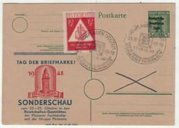 Berlin // Journée Du Timbre 1948- Tag Der Briefmarken - Postkarten - Gebraucht