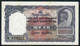 NEPAL P6 10 RUPEES 1951 Signature 6     AU+/UNC. - Népal