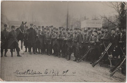 Carte Photo Militaria Télégraphistes ? MONT VALERIEN VILLE D'AVRAY - Regiments