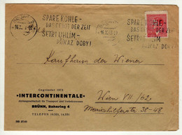 Bohême Et Moravie : Lettre - Cachet  Brünn - Briefe U. Dokumente