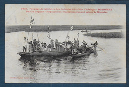 Dahomey - Voyage Du Ministre Des Colonies - Sur La Lagune - Populations........... - Dahomey