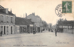 89-AUXERRE-PLACE SAINT-AMÂTRE ET RUE DE L'ARQUEBUSE - Auxerre