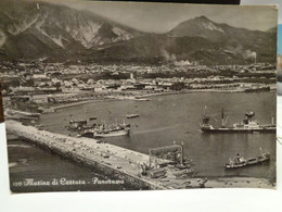 Cartolina  Marina Di Carrara   Prov Massa Carrara  Panorama Porto 1964 Navi - Carrara