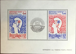 France 1982 Philexfrance Minisheet MNH - Unused Stamps