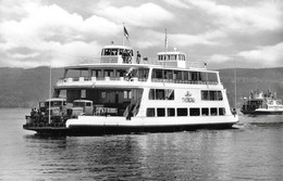 BODENSEE → Fährschiff "Thurgau" Mit Lastwagen/LKW Beladen, Fotokarte Ca.1955 - Sonstige & Ohne Zuordnung