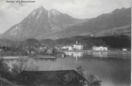 SARNEN → Ansicht Kloster, Spital Und Schulhäuser Anno 1911 - Sarnen