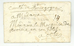 ARM:DE BAVre 1744 Haag In Oberbayern Österreichischer Erbfolgekrieg Feldpost Marque D'armee Succession D'autriche - Army Postmarks (before 1900)