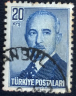 Türkiye - Turkije - Turquie - P4/45 - (°)used - 1948 - Michel 1211 - Ismet Inonü - Oblitérés