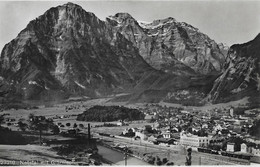 NETSTAL → Generalansicht Mit Bahnhofgelände Und Dem Glärnisch, Fotokarte Ca.1940 - Netstal