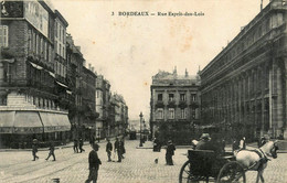 Bordeaux * Rue Esprit Des Lois * Le Café Cardinal * Tramway Tram - Bordeaux