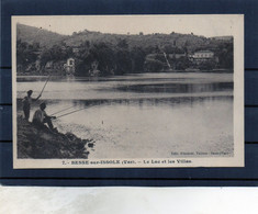 Besse-sur-issole - Le Lac - Pêcheurs à La Ligne.( édit. Vibourel-tabacs - Besse ). - Besse-sur-Issole