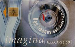 TÉLÉCARTE PHONECARD MONACO OFFICE DES TÉLÉPHONES IMAGINA 1992 EXPOSITION MANIFESTATION  50 UNITÉS UTILISÉE - Monaco
