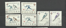 Pologne   YT  Oblitérés 1157/62 Sports Hiver Zakopane Ski Saut   Poland Polska Polen - Andere & Zonder Classificatie