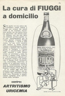 # ACQUA MINERALE FIUGGI 1950s Advert Pubblicità Publicitè Reklame Food Drink Mineral Water Eau Agua Wasser - Poster & Plakate