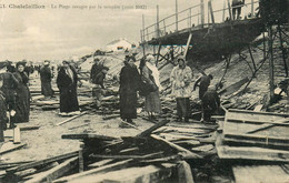 Chatelaillon * La Plage Ravagée Par La Tempête D'aout 1912 * Catastrophe évênement - Châtelaillon-Plage