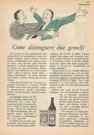 # CARPANO PUNT E MES 1950s Advert Pubblicità Publicitè Reklame Food Drink Liquor Liquore Liqueur Licor Alcohol Bebidas - Affiches
