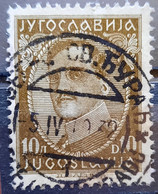 KING ALEXANDER-10 D- POSTMARK ST. ĐURAĐ-RARE-- CROATIA-YUGOSLAVIA-1931 - Gebraucht