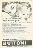 # PASTA BUITONI 1950s Advert Pubblicità Publicitè Publicidad Reklame Food Alimentation Alimentos Lebensmittel - Afiches