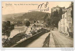 BOUILLON ..-- Rue Du Petit Et Rue Des Augustins . 1908 Vers GAND ( Melle Marguerite D ' HOOSSHE ) . Voir Verso . - Bouillon