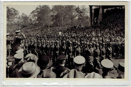 Propaganda NSDAP - Deutsches Reich - Vorbeimarsch Der Militär-Kolonnen - Original Photo Hannover - Swastika Fahne - Guerra 1939-45