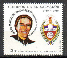 SALVADOR. N°1052 De 1989. Frères Maristes. - Christentum