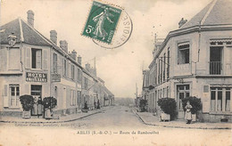 Ablis        78        Route De Rambouillet.  Hôtel Du Croissant             (voir Scan) - Ablis