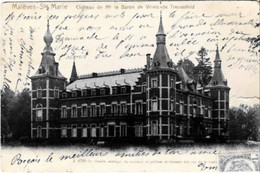 MALEVES-Ste Marie - Château De Mr Le Baron De Vrints De Treuenfeld - Oblitération De 1904 - Déchirure à Droite,au Centre - Perwez