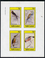 Staffa 1982 Birds #11 (Swallow, Bullfinch, Kingfisher & Roller) Perf  Set Of 4 Values (10p To 75p) U/M - Zonder Classificatie
