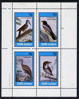 Staffa 1982 Birds #18 (Woodpecker, Kingfisher, Etc) Perf  Set Of 4 Values (10p To 75p) U/M - Unclassified