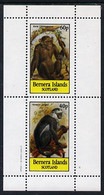 Bernera 1982 Primates (Hose's Langur) Perf  Set Of 2 Values (40p & 60p) U/M - Unclassified