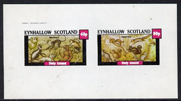 Eynhallow 1982 Animals #10 (Monkeys & Squirrels) Imperf  Set Of 2 Values (40p & 60p) U/M - Non Classificati