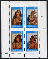 Staffa 1982 N American Indians #01 Perf Set Of 4 Values U/M - Non Classés