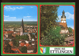 CPM Neuve Allemagne Gruss Aus ETTLINGEN Multi Vues - Ettlingen