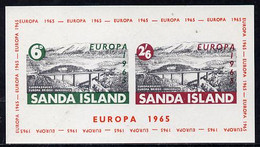 Sanda Island 1965 Europa Bridge Imperf M/sheet U/M - Non Classés