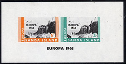 Sanda Island 1963 Europa Imperf M/sheet Showing Lighthouses U/M - Unclassified