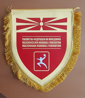 Captain Pennant MACEDONIA Handball Federation 26x29cm - Handball