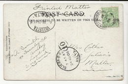 Dc20 GB 1906 PPC To MALTA With  Malta Postman Number 10 - Malta